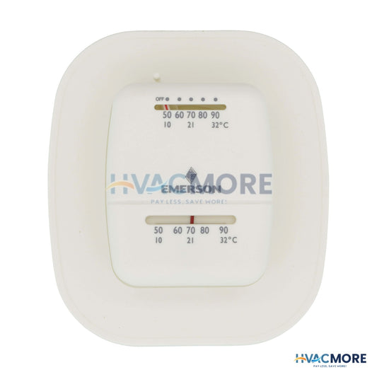 White Rodgers Single-Stage Snap-Action Low Voltage Room Thermostat (W/ Wall Mt.) 1C20-101