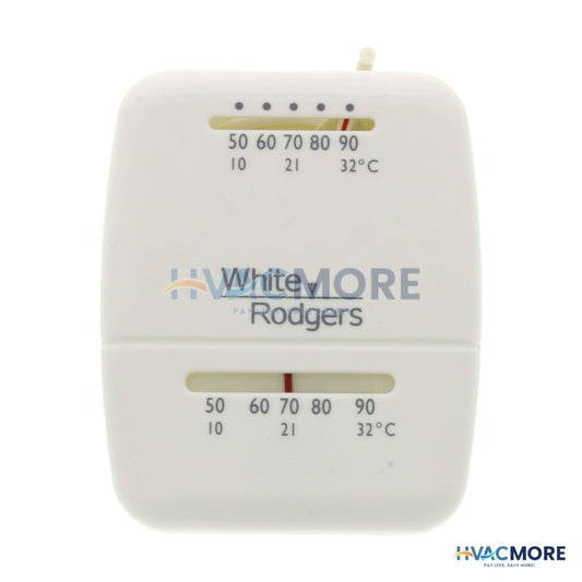 White Rodgers Single-Stage Snap-Action Low Voltage Room Thermostat (Cool Only) 1C21-101