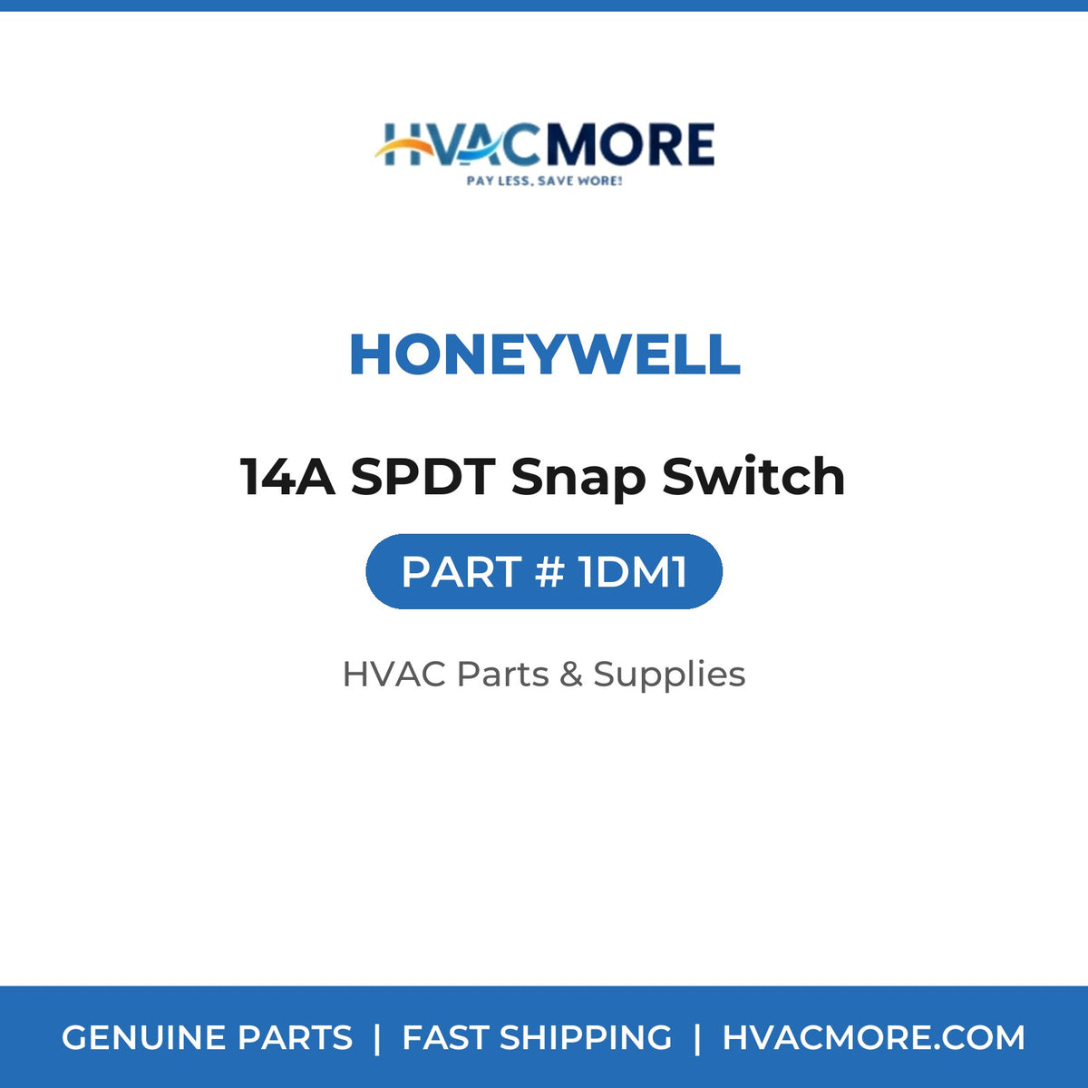 Honeywell 14A SPDT Snap Switch 1DM1