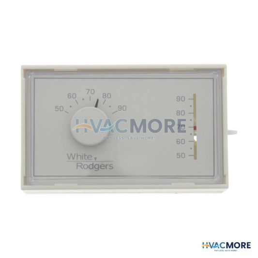 White Rodgers Non-Programmable 1H/1C Mechanical Thermostat 3-WIRE Zone Mount plate 1F56N-444