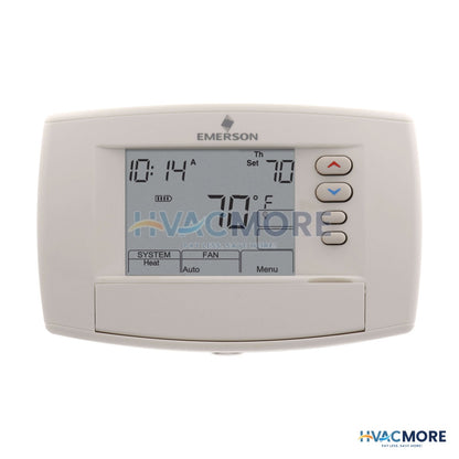 White Rodgers 7-DAY or 5+1+1 Day Programmable/Non-Prog. Thermostat, 24V or mV 1F95-0680