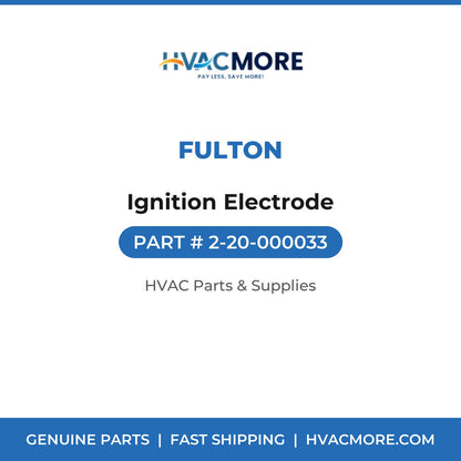Fulton Ignition Electrode 2-20-000033