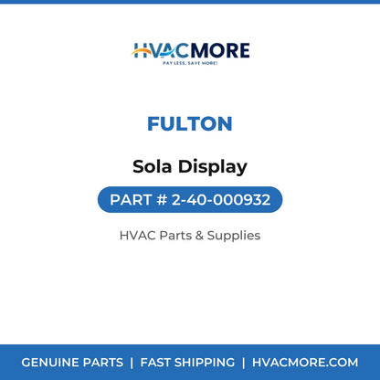 Fulton Sola Display 2-40-000932