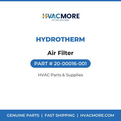 Hydrotherm Air Filter 20-00016-001