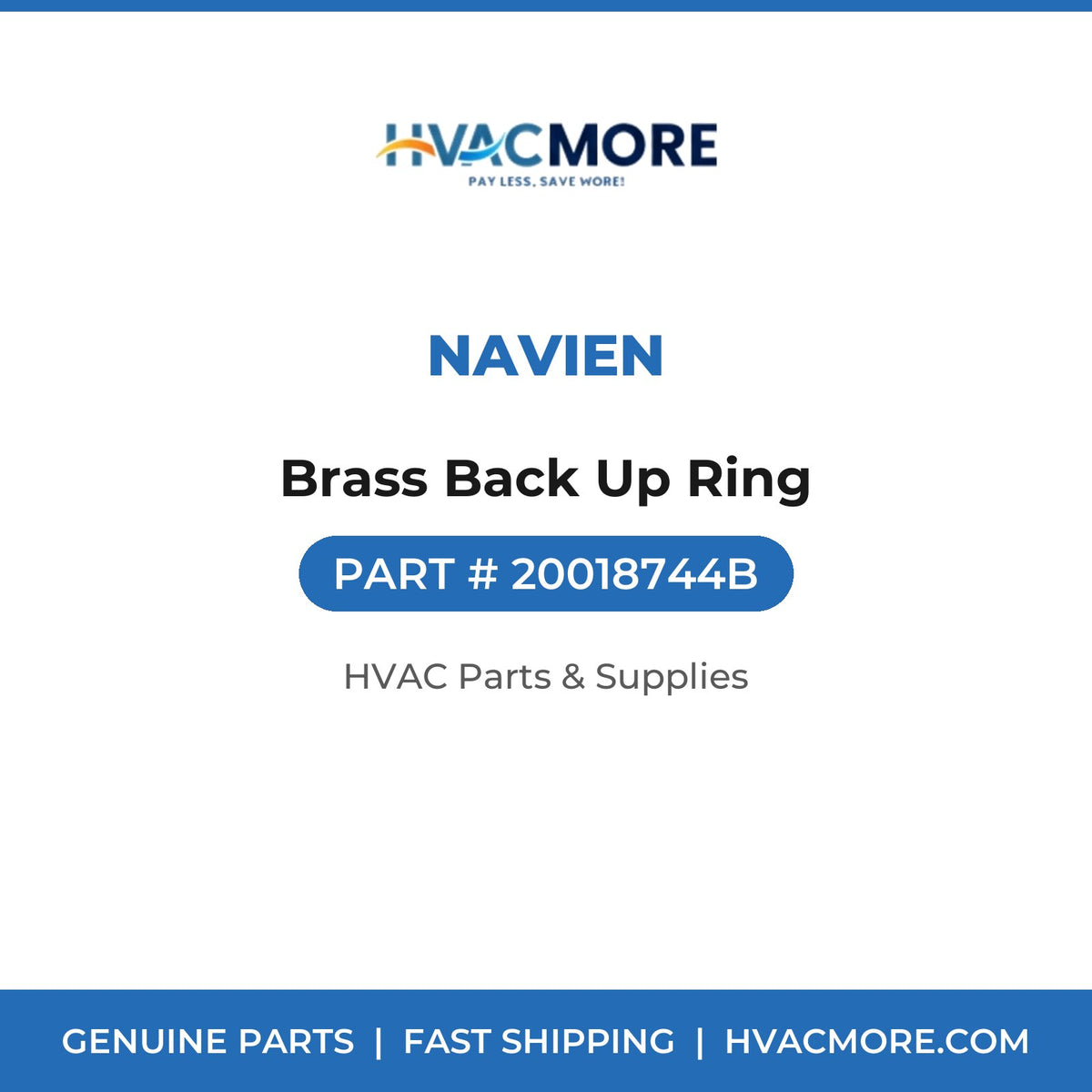 Navien Brass Back Up Ring 20018744B