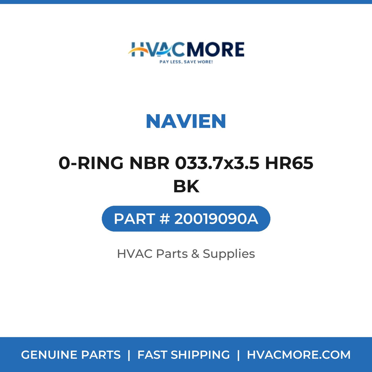 Navien 0-RING NBR 033.7x3.5 HR65 BK 20019090A