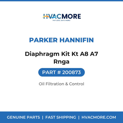 Parker Hannifin Diaphragm Kit Kt A8 A7 Rnga 200873