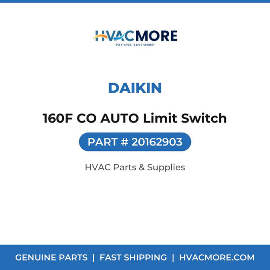 Daikin 160F CO AUTO Limit Switch 20162903