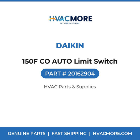 Daikin 150F CO AUTO Limit Switch 20162904