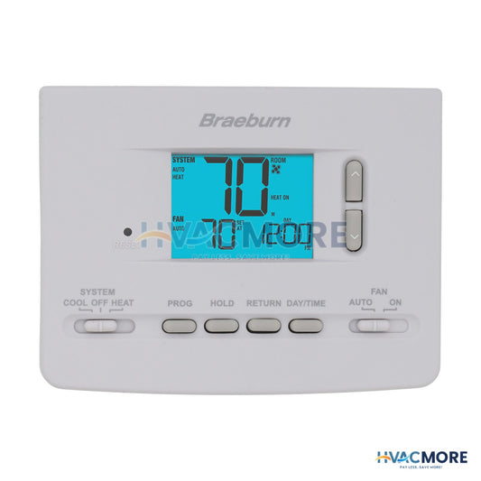 Braeburn 5-2 Day Programmable<br>Thermostat (1 Heat/1 Cool)<br>Builders Series 2020NC