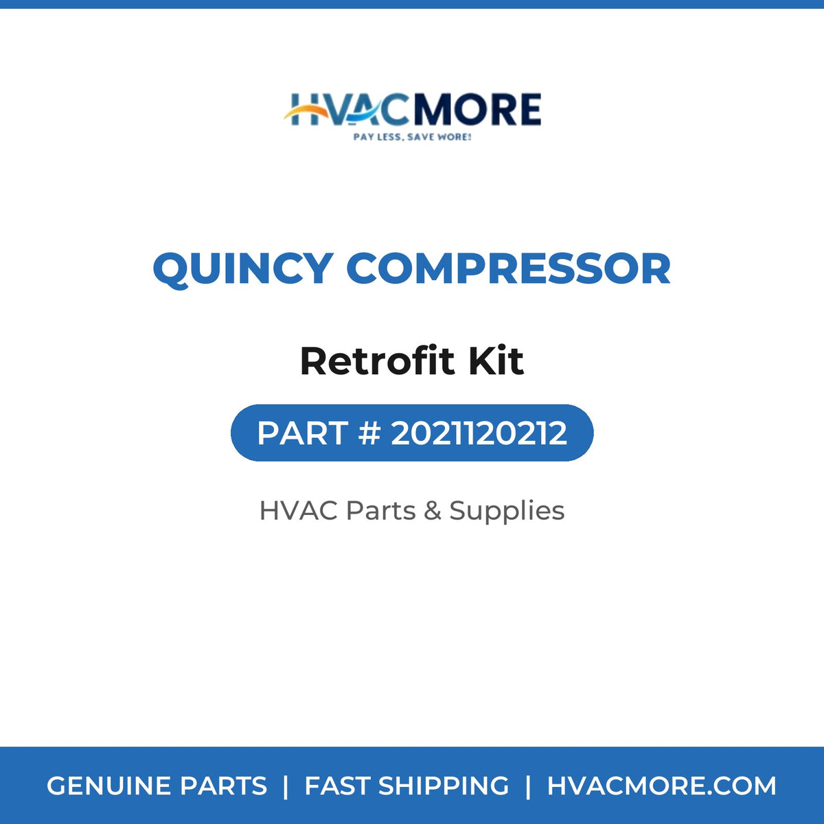 Quincy Compressor Retrofit Kit 2021120212
