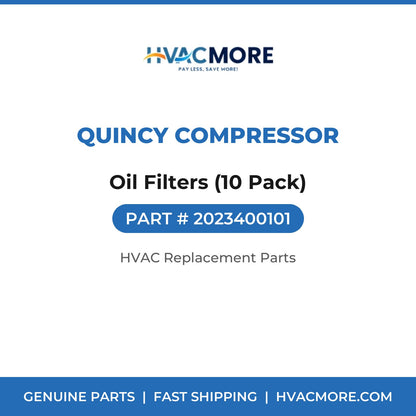 Quincy Compressor Oil Filters (10 Pack) 2023400101