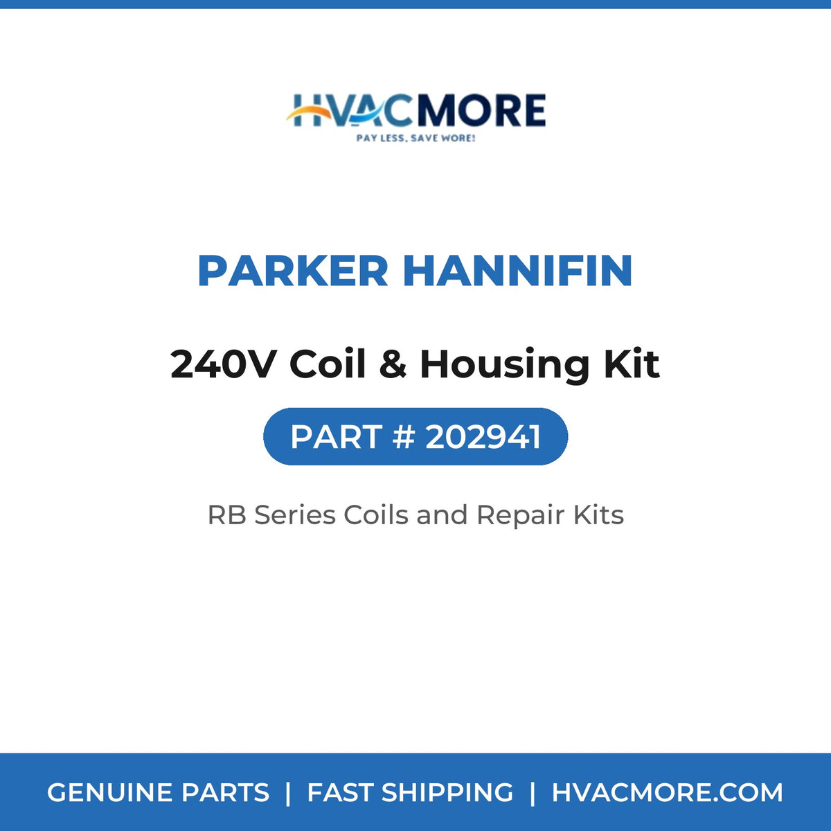 Parker Hannifin 240V Coil & Housing Kit 202941