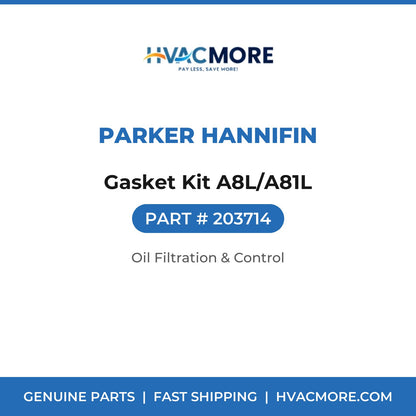Parker Hannifin Gasket Kit A8L/A81L 203714