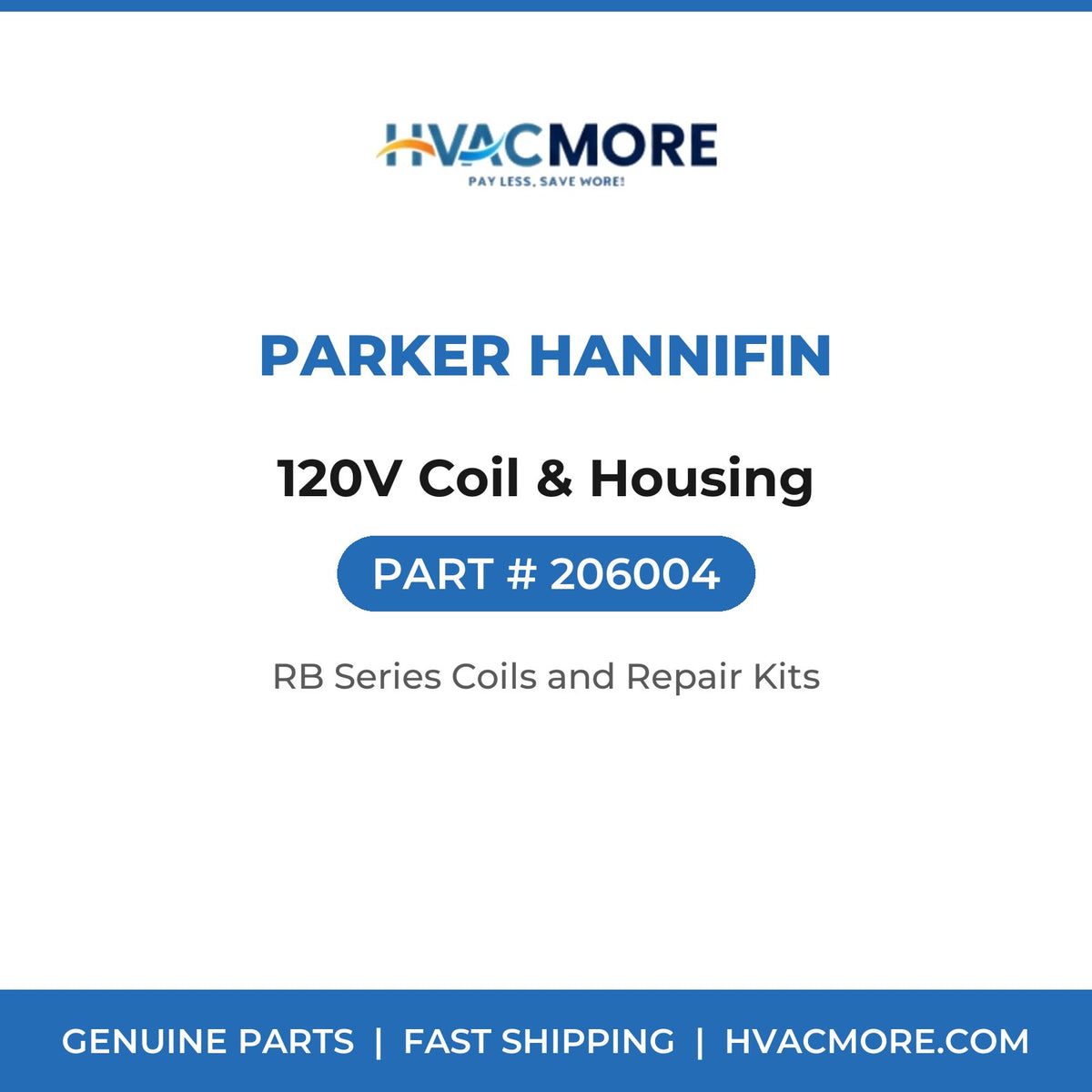 Parker Hannifin 120V Coil & Housing 206004