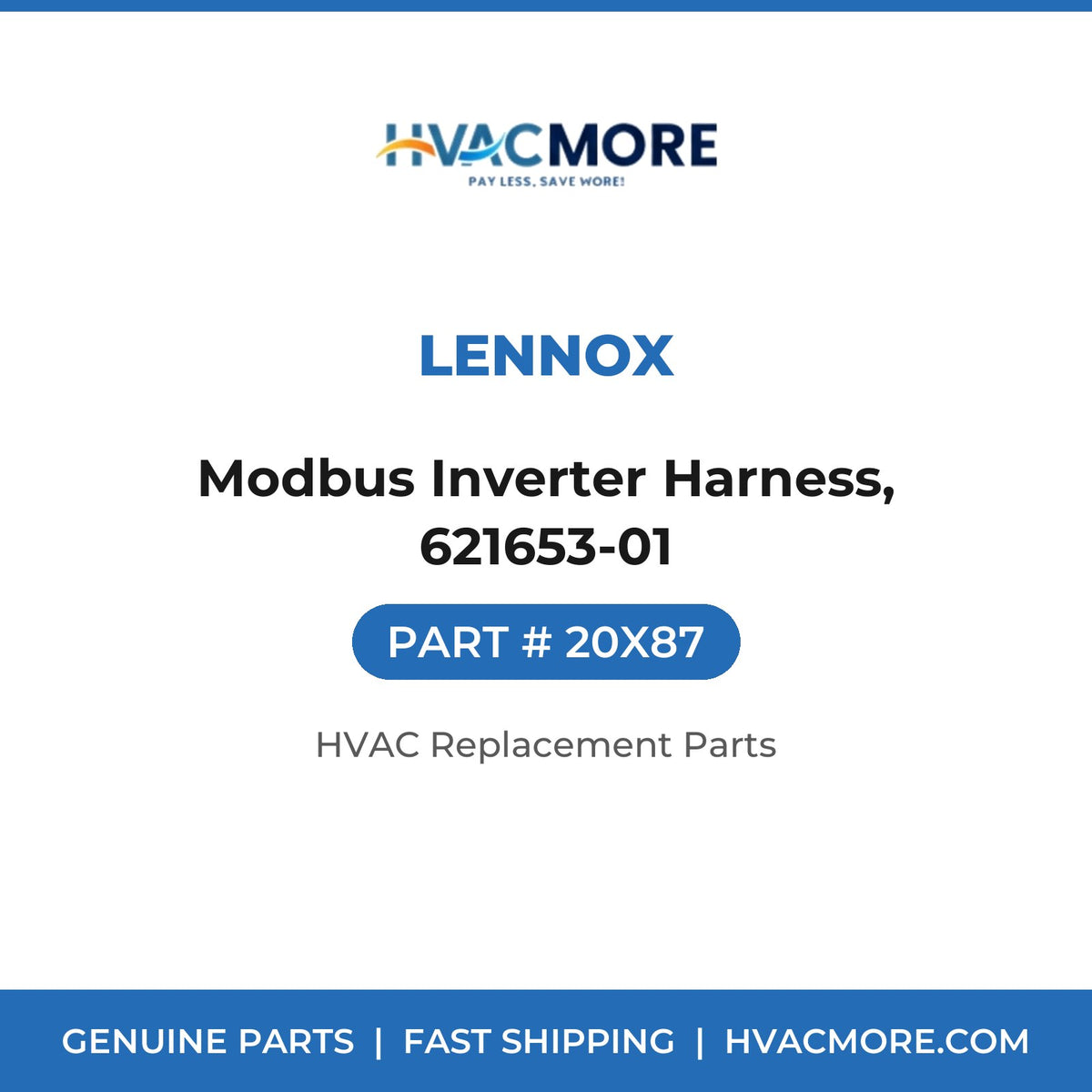 Lennox Modbus Inverter Harness, 621653-01 20X87