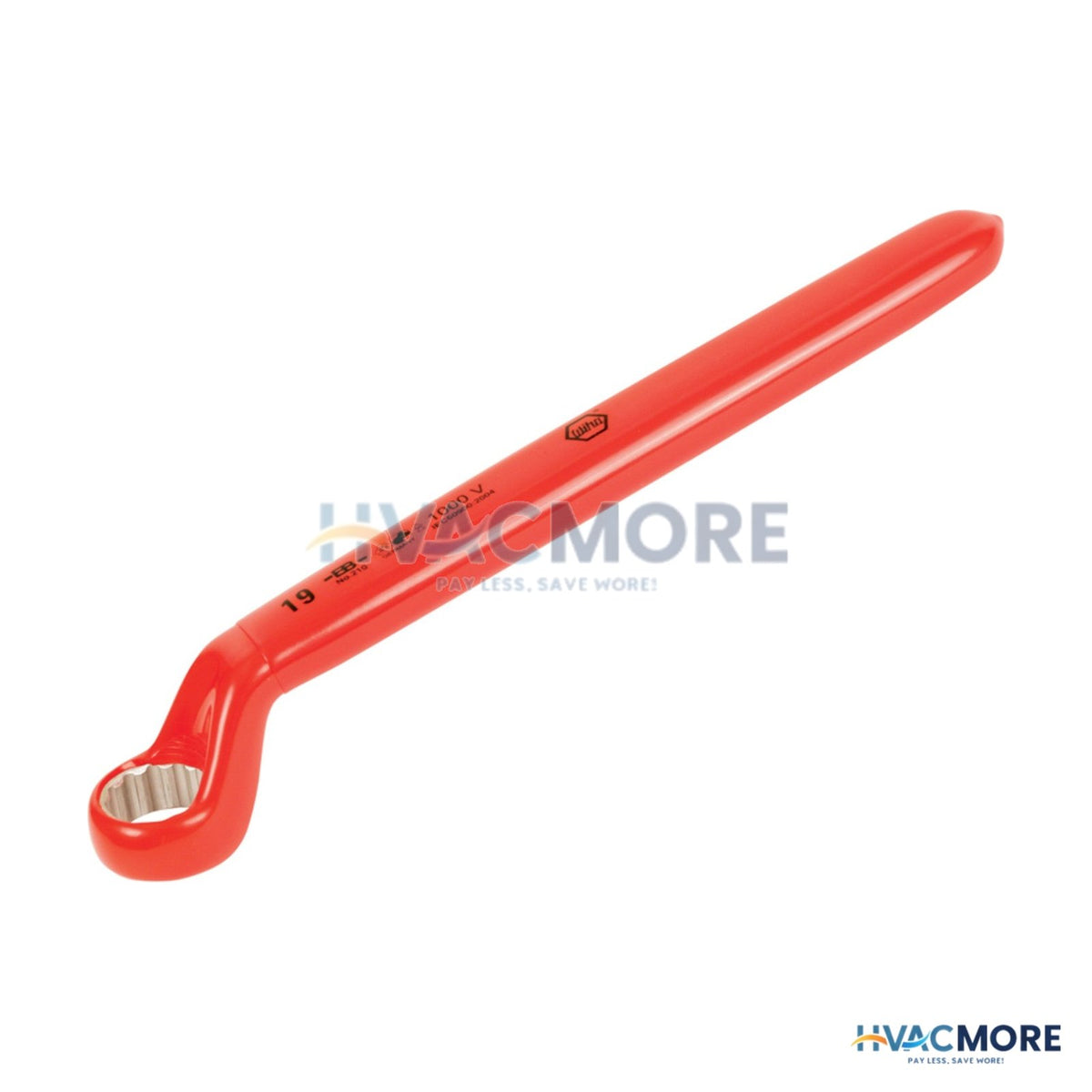 Wiha Box End Offset Wrench, 17mm, 6-POINT, Single End 21017