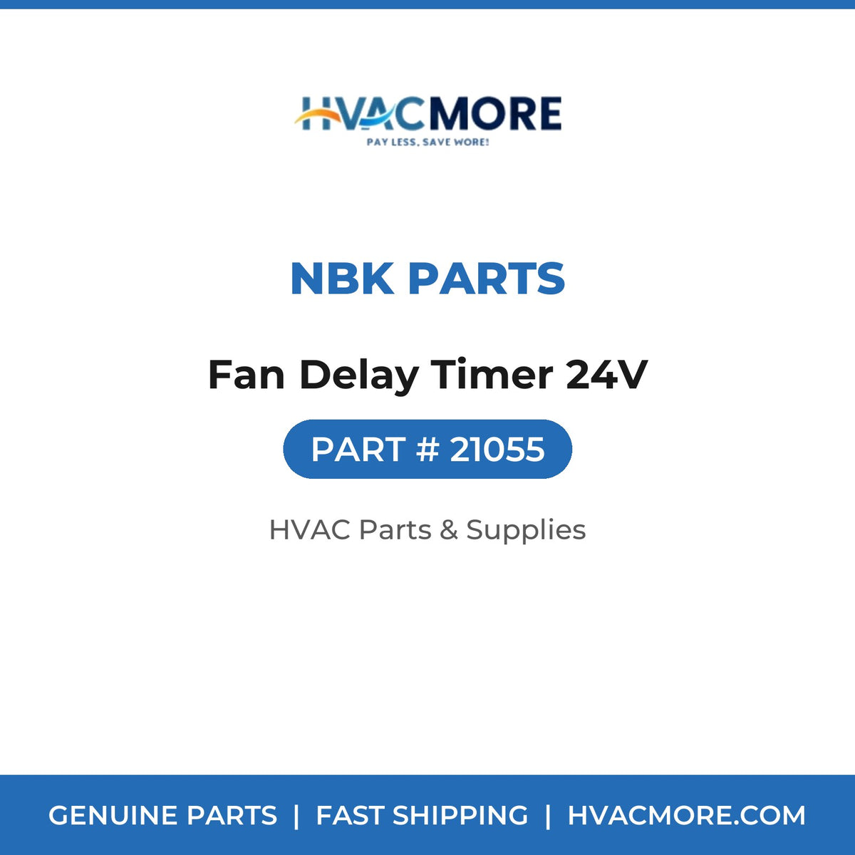NBK Parts Fan Delay Timer 24V 21055