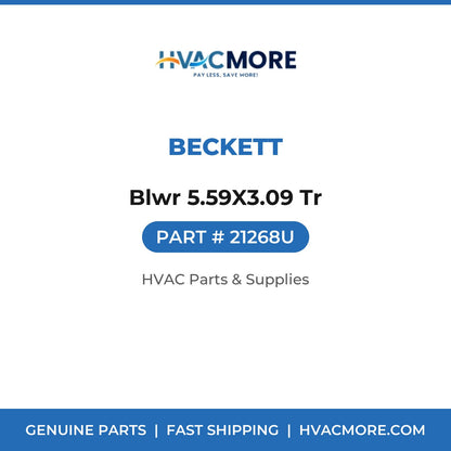 Beckett Blwr 5.59X3.09 Tr 21268U