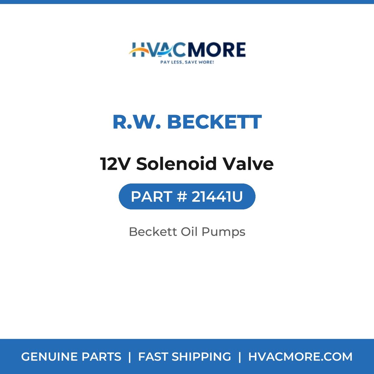 R.W. Beckett 12V Solenoid Valve 21441U