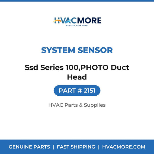 System Sensor Ssd Series 100,PHOTO Duct Head 2151