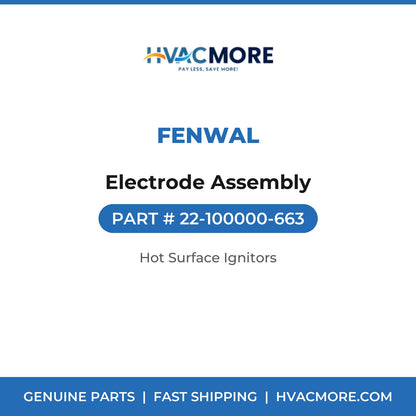 Fenwal Electrode Assembly 22-100000-663