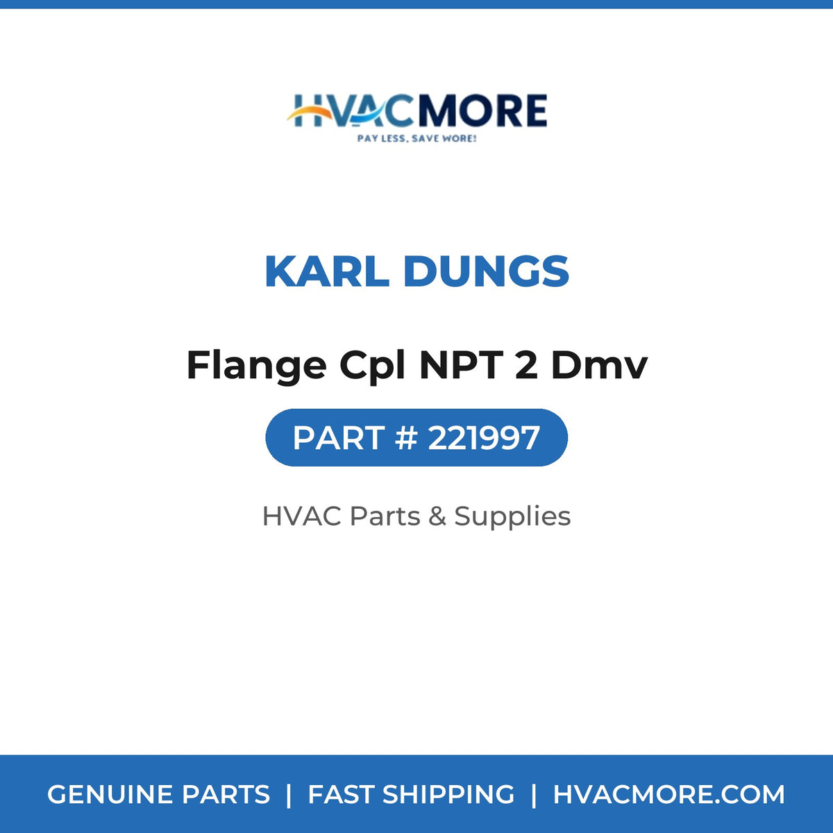 Karl Dungs Flange Cpl NPT 2 Dmv 221997