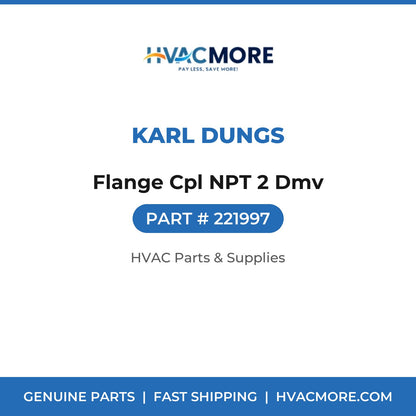 Karl Dungs Flange Cpl NPT 2 Dmv 221997