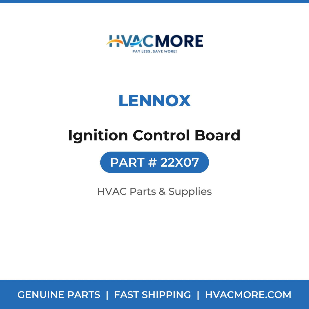 Lennox Ignition Control Board 22X07