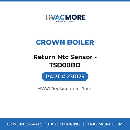 Crown Boiler Return Ntc Sensor - TSD00BD 230125