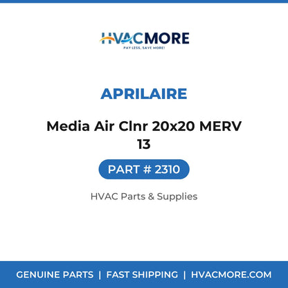 Aprilaire Media Air Clnr 20x20 MERV 13 2310