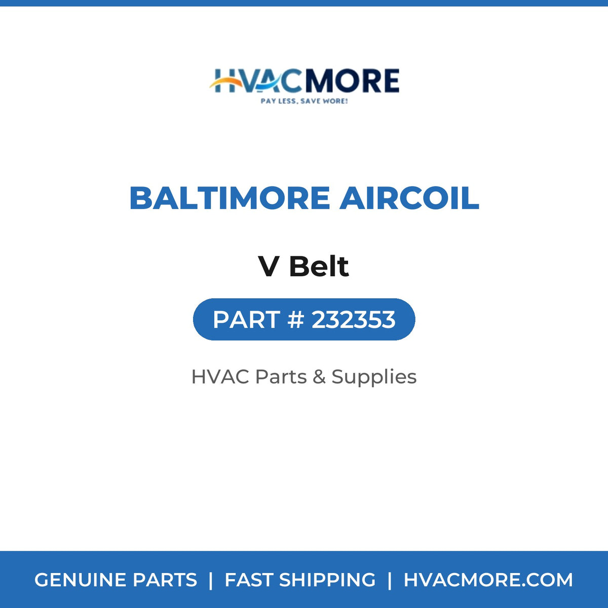 Baltimore Aircoil V Belt 232353