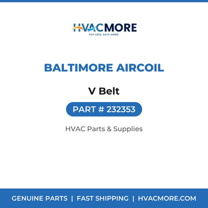Baltimore Aircoil V Belt 232353