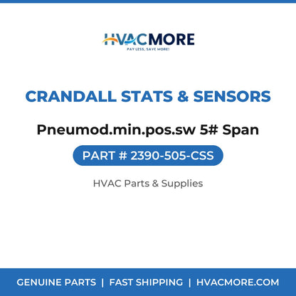 Crandall Stats & Sensors Pneumod.min.pos.sw 5# Span 2390-505-CSS