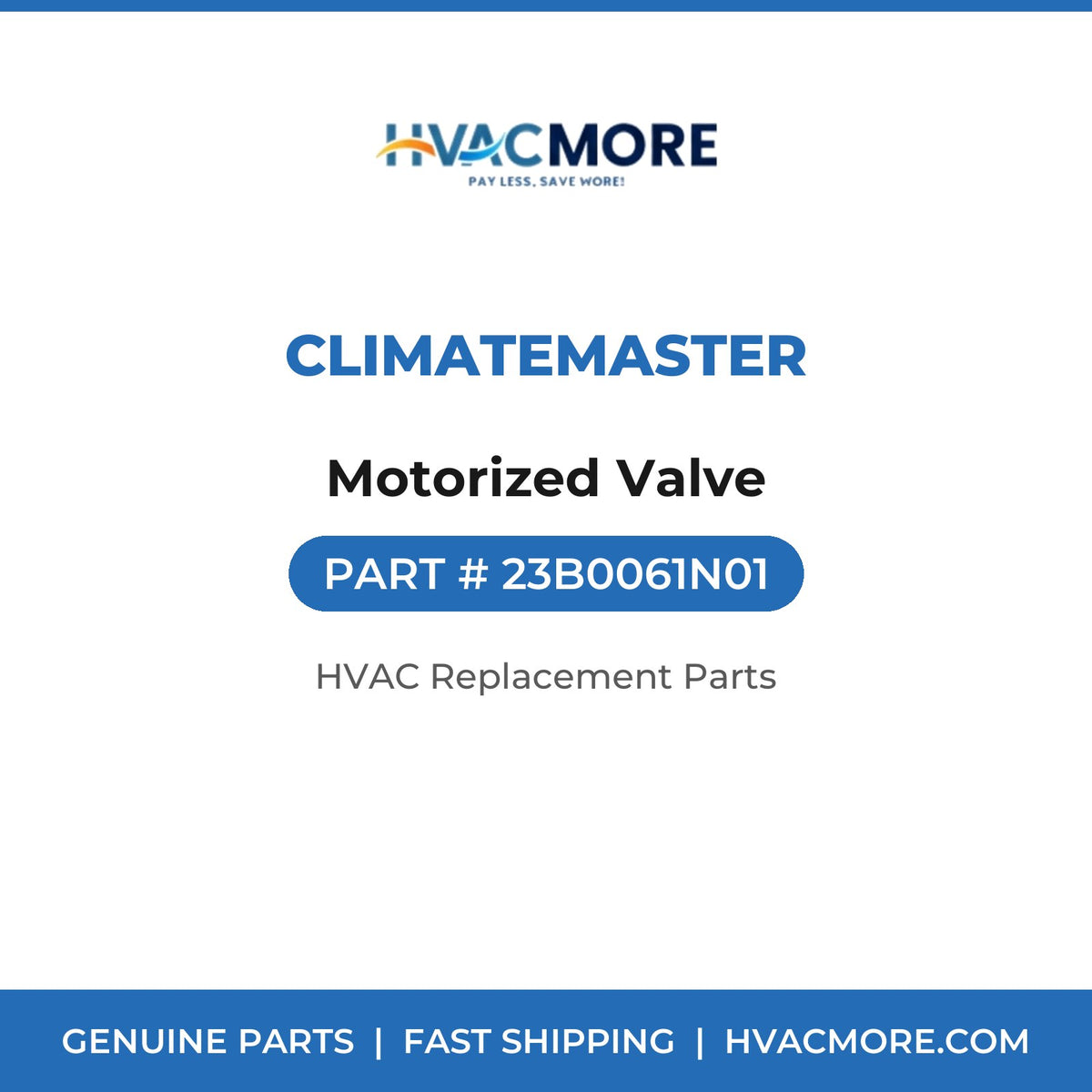 ClimateMaster Motorized Valve 23B0061N01
