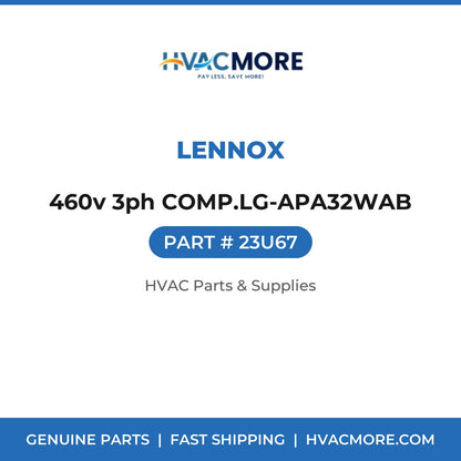 Lennox 460v 3ph COMP.LG-APA32WAB 23U67