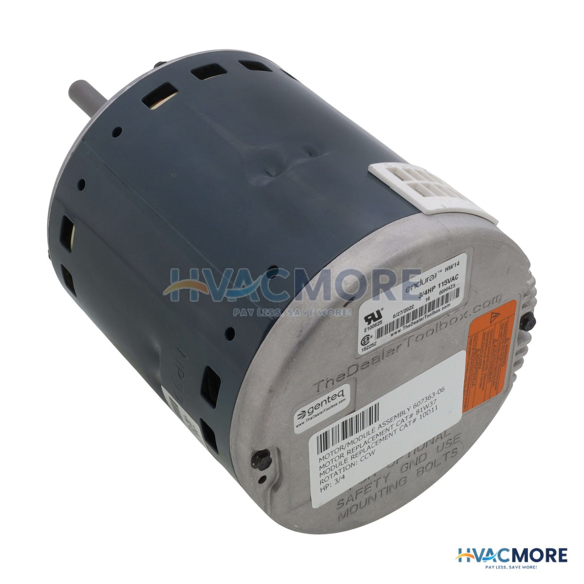 Lennox 115V 3/4HP Programmed Motor 23V79