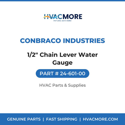 Conbraco Industries 1/2" Chain Lever Water Gauge 24-601-00