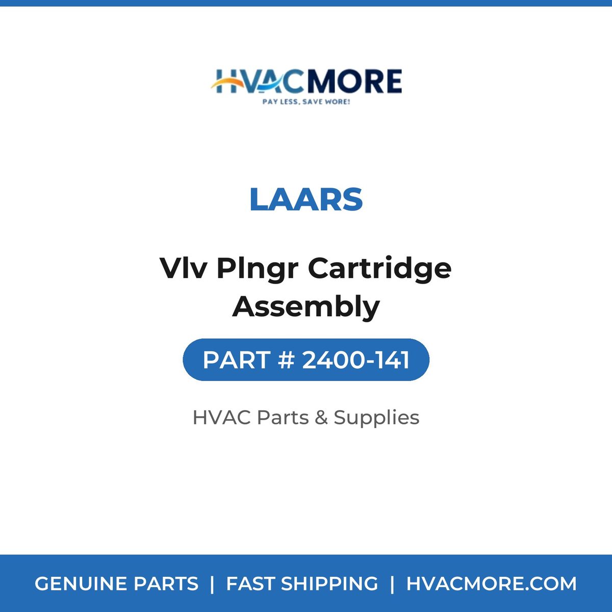 Laars Vlv Plngr Cartridge Assembly 2400-141