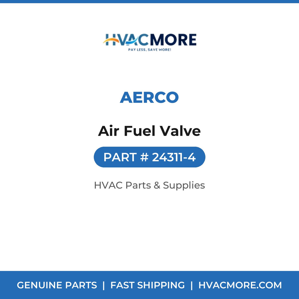 AERCO Air Fuel Valve 24311-4