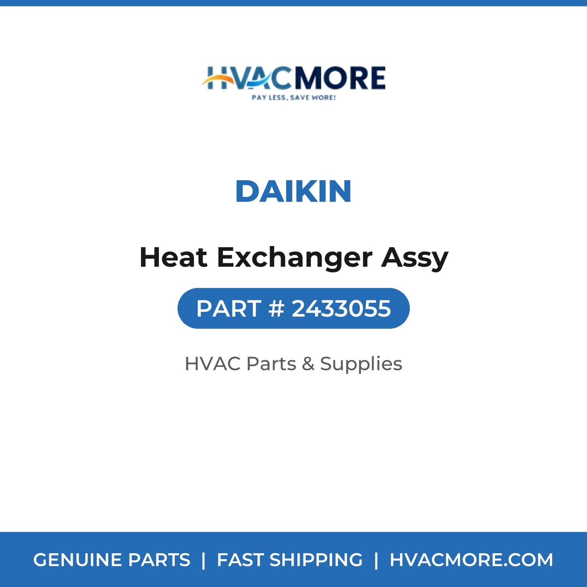 Daikin Heat Exchanger Assy 2433055
