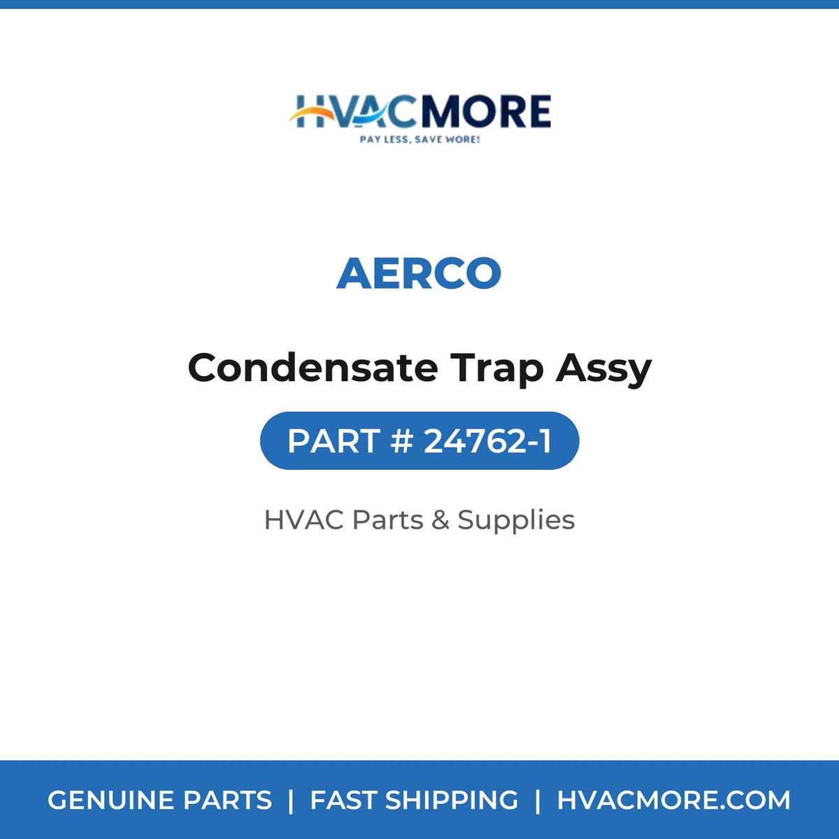 AERCO Condensate Trap Assy 24762-1