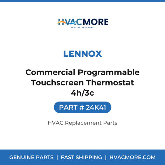 Lennox Commercial Programmable Touchscreen Thermostat 4h/3c 24K41