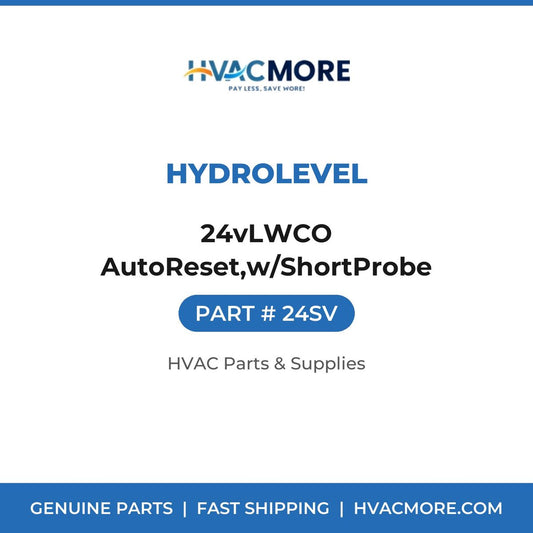 Hydrolevel 24vLWCO AutoReset,w/ShortProbe 24SV