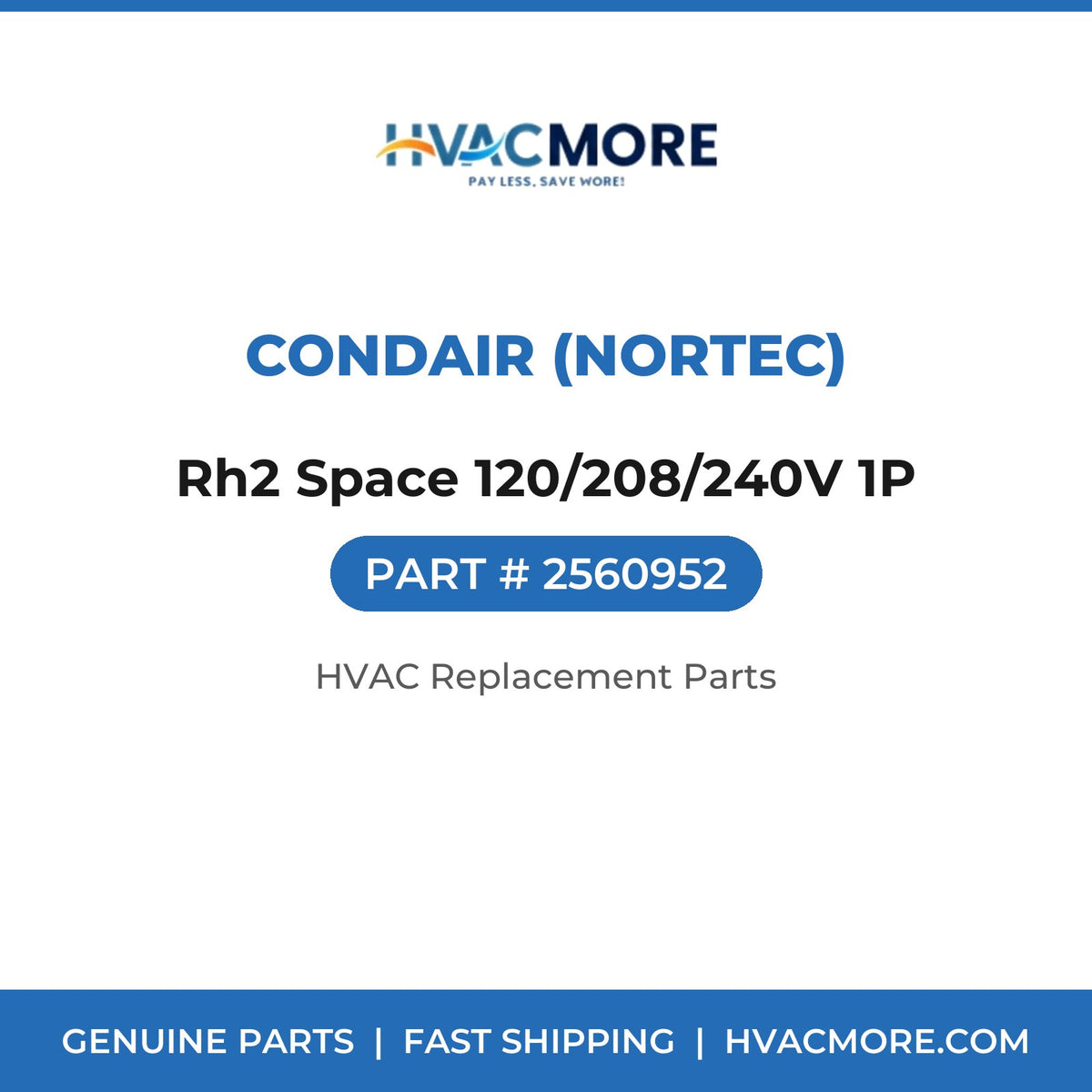 Condair (Nortec) Rh2 Space 120/208/240V 1P 2560952