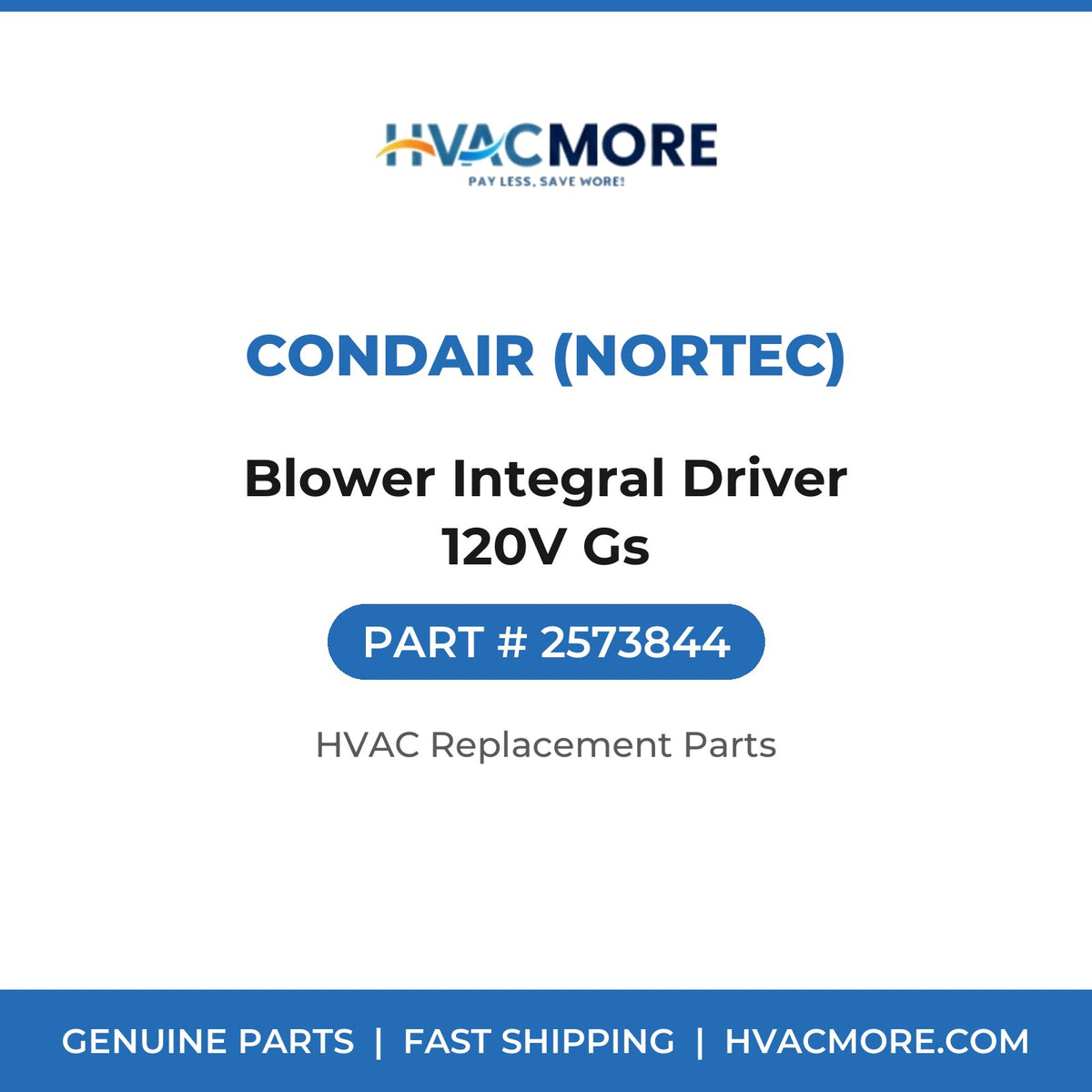 Condair (Nortec) Blower Integral Driver 120V Gs 2573844