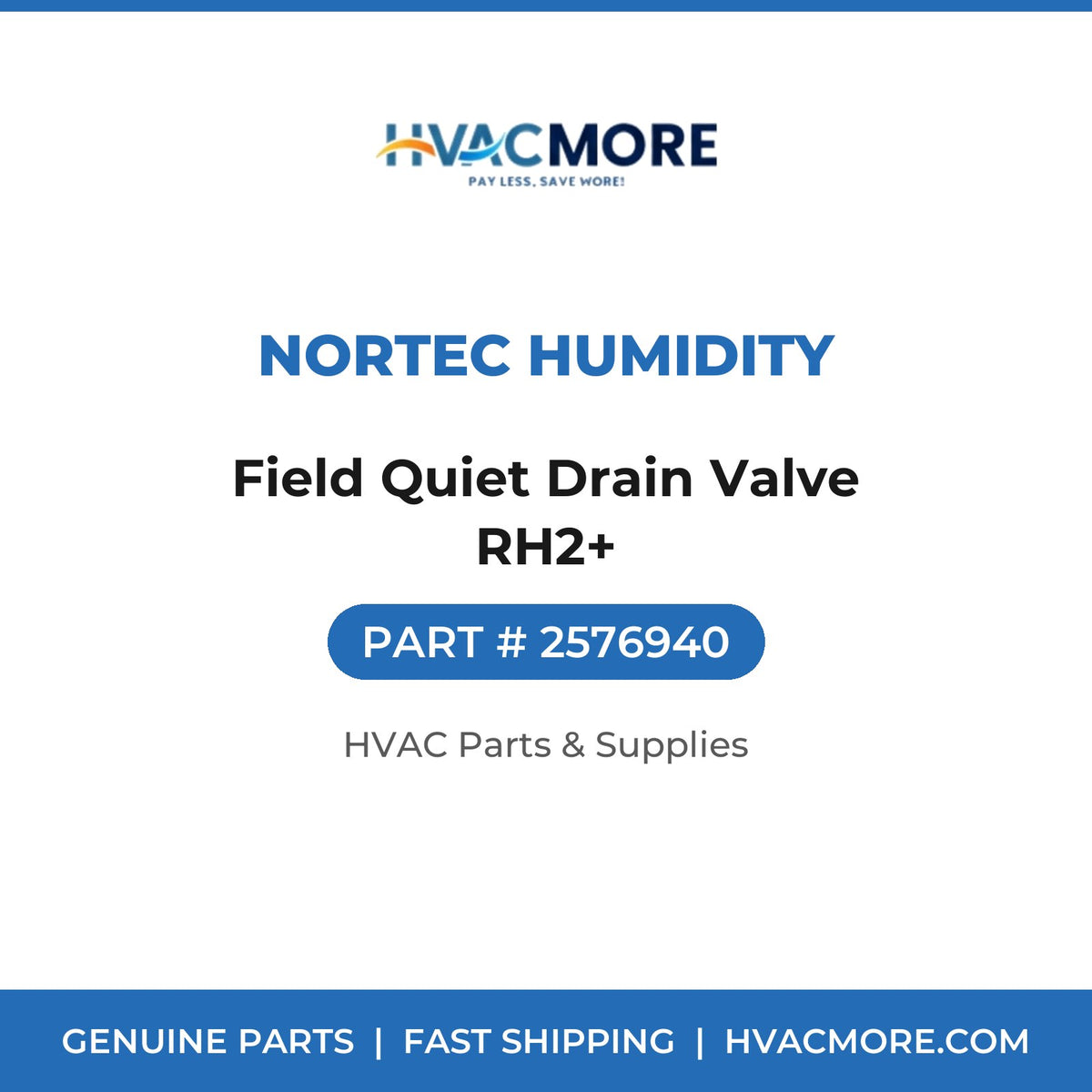 Nortec Humidity Field Quiet Drain Valve RH2+ 2576940