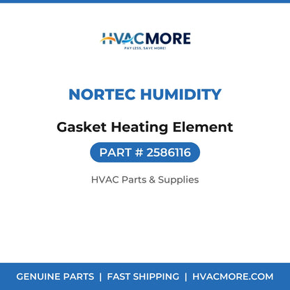 Nortec Humidity Gasket Heating Element 2586116