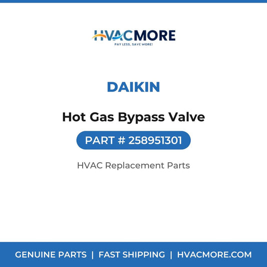 Daikin Hot Gas Bypass Valve 258951301