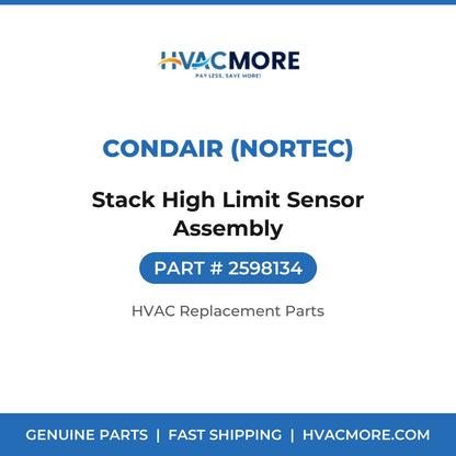 Condair (Nortec) Stack High Limit Sensor Assembly 2598134